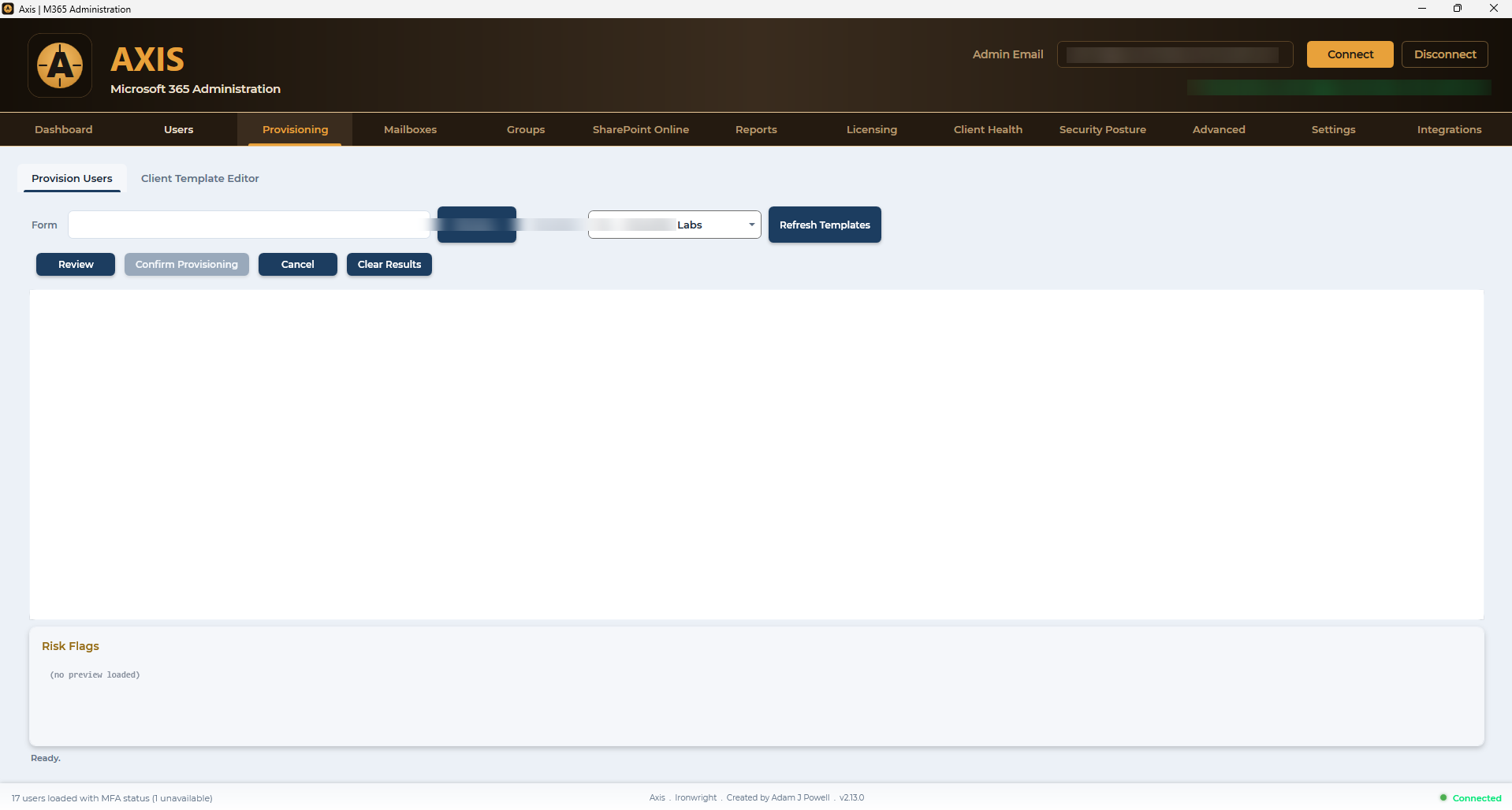Provisioning · Provision Users