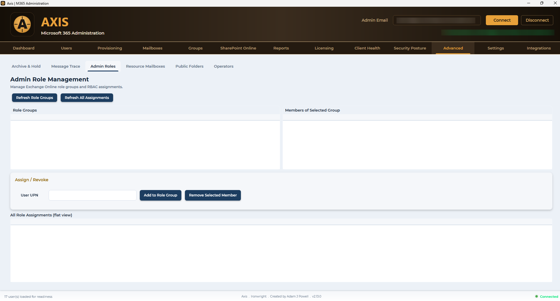 Advanced · Admin Roles